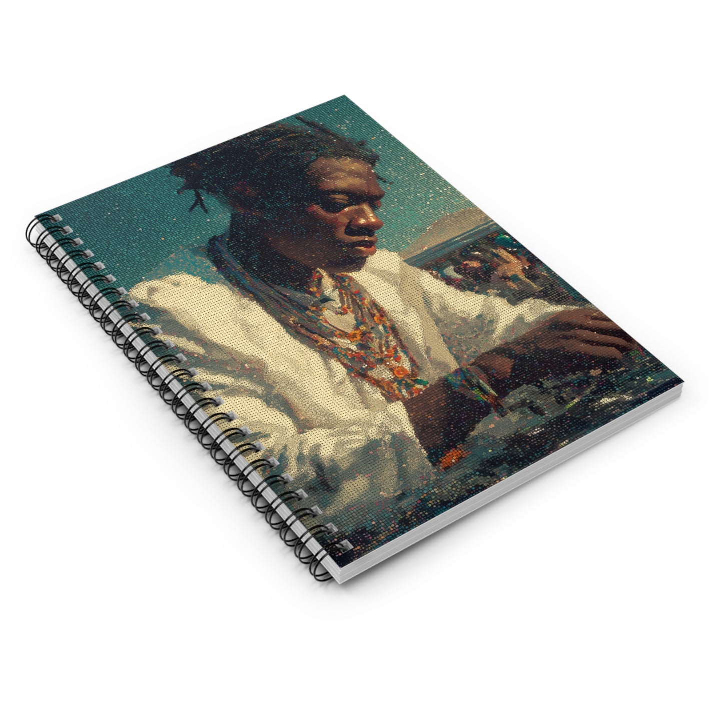 spiral notebook 118 pages ruled line 6x8 inches