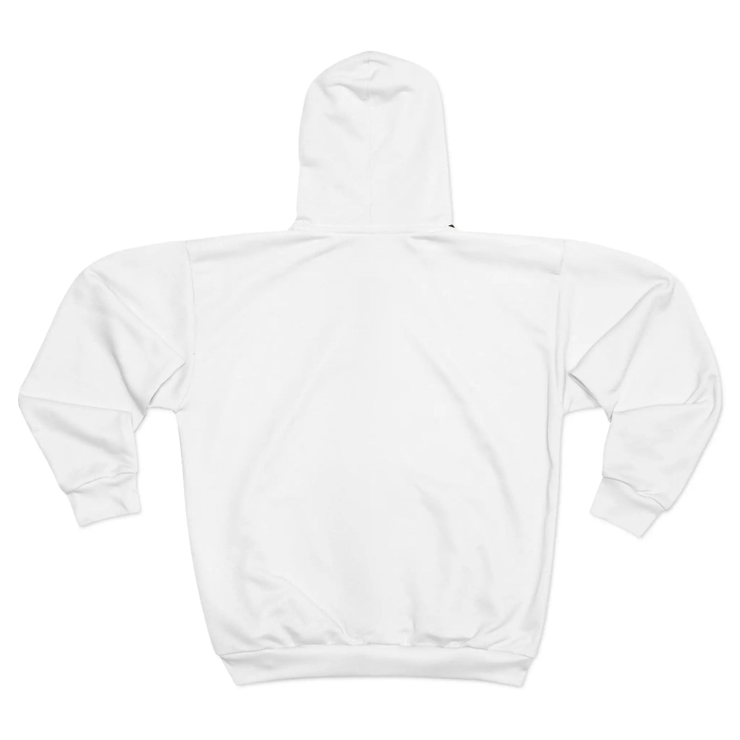 Abstract Paint Splash Zip Hoodie — Artistic Asymmetrical Design - MusicandydesignsAll Over Prints