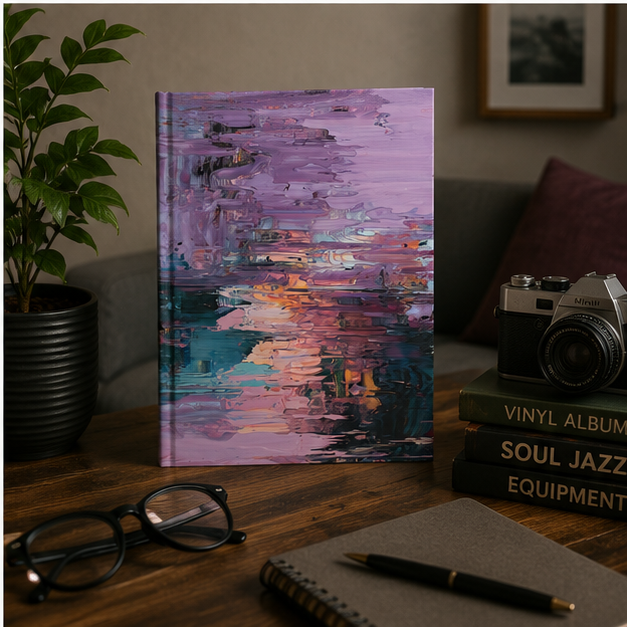Cassette Tape Hardcover Journal With Holographic Retro Design For Music Lovers And Lined Pages