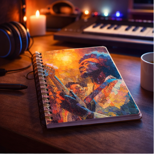 spiral notebook ruled lines 6x8 118 pages