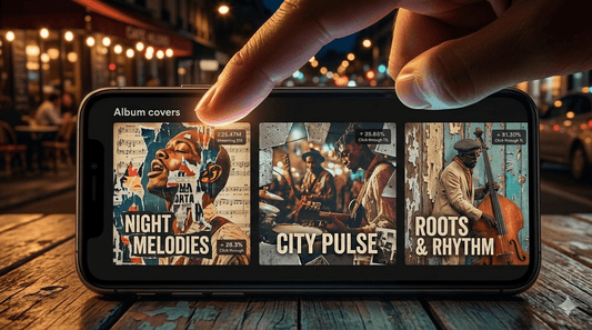 How Album Cover Design Influences Streaming Clicks - Musicandydesigns