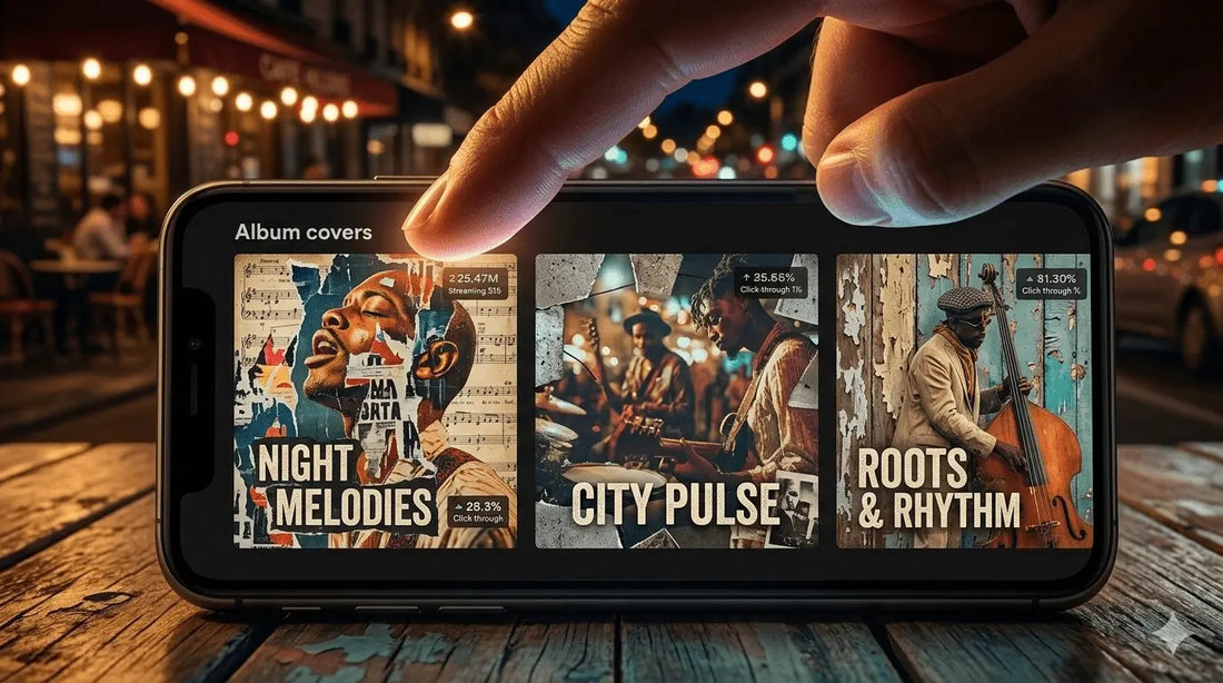 How Album Cover Design Influences Streaming Clicks - Musicandydesigns