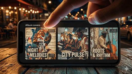 How Album Cover Design Influences Streaming Clicks - Musicandydesigns