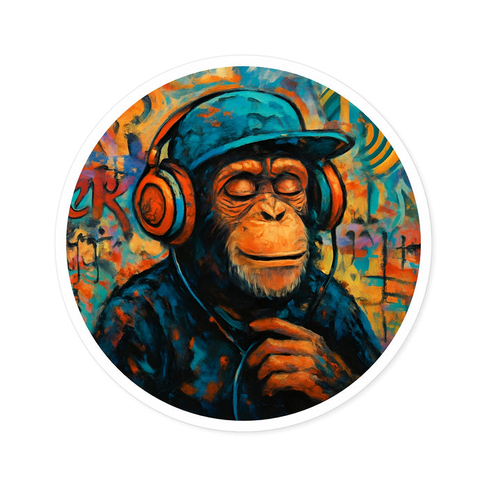 "Primal Groove" DJ Chimp Sticker