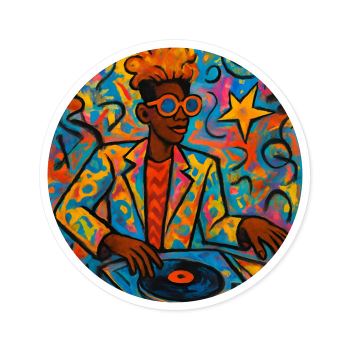 "Master of the Mix" DJ Sticker