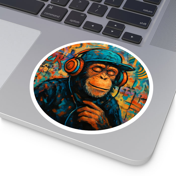 "Primal Groove" DJ Chimp Sticker
