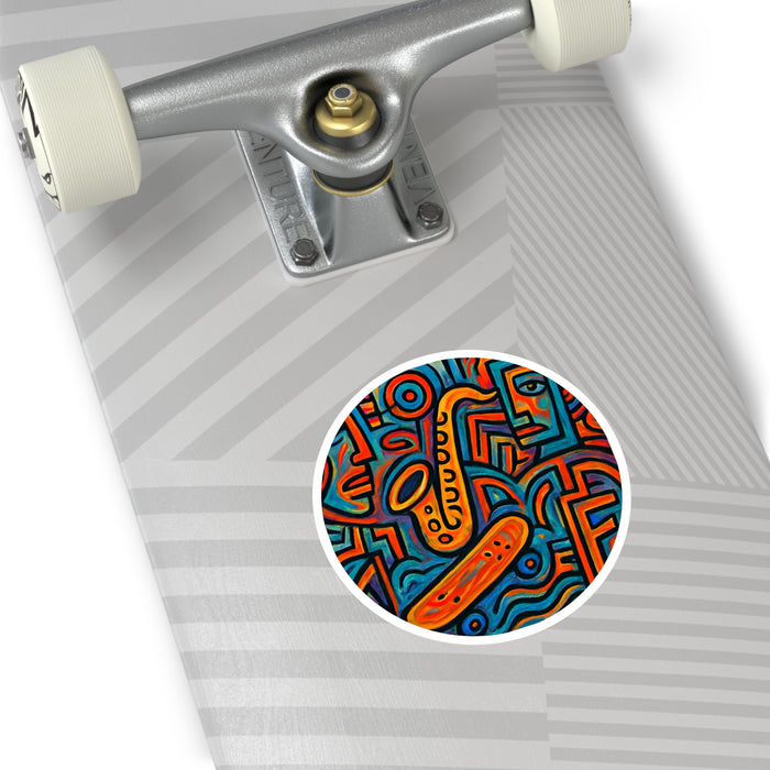 "Concrete Funk" Art Sticker