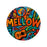 Mellow Music Round Sticker — Colorful Guitar & Vibes Vinyl Decal (Indoor/Outdoor)