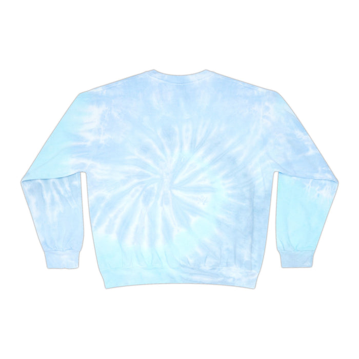 Electric Faces Neon Tie‑Dye Crewneck – Music Andy Designs