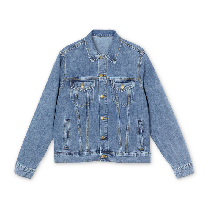 Denim Jacket — Vintage Blues Drummer Back Print