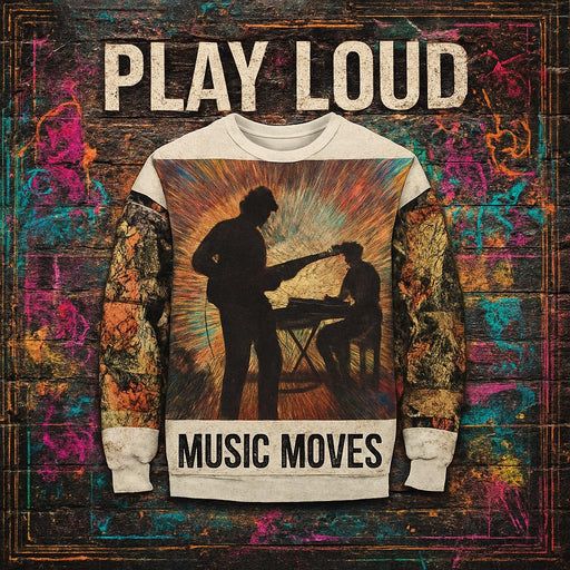 Sonic Mirage Artistic Crewneck – Music Andy Designs