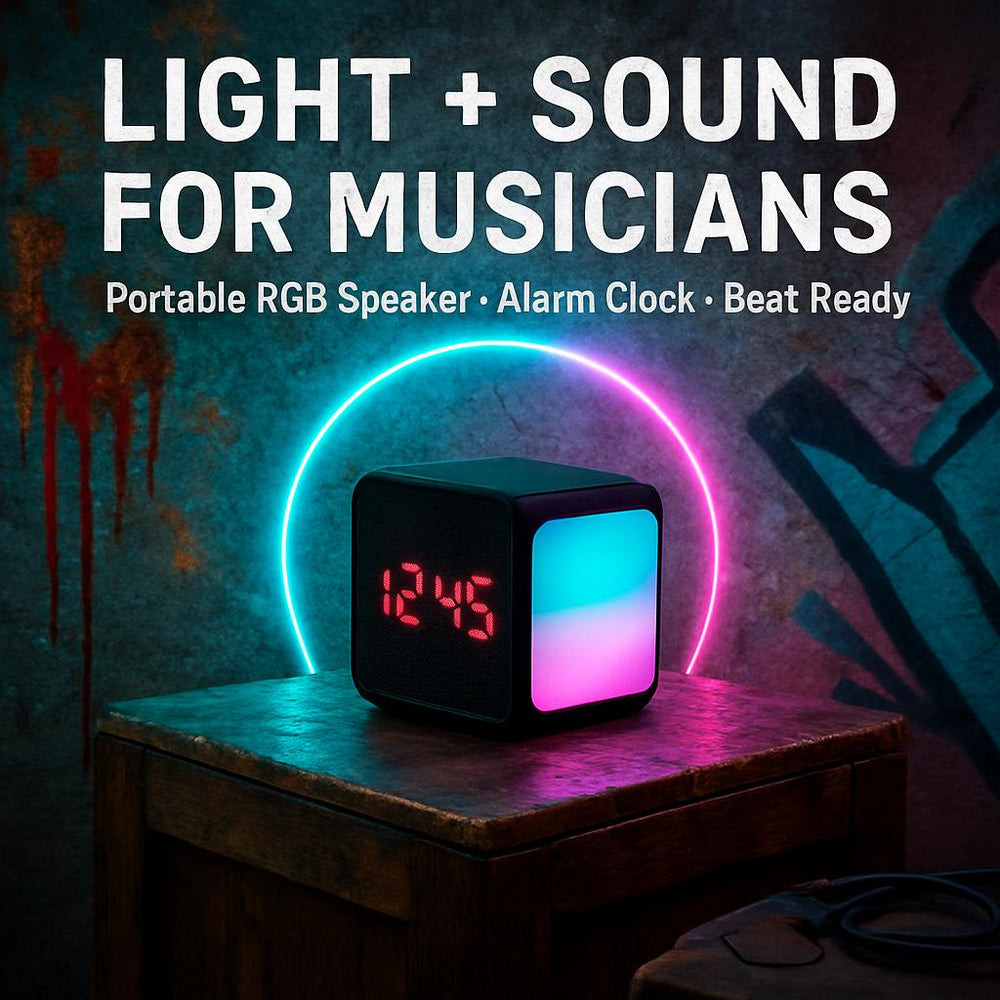 MusicAndy RGB Bluetooth Speaker for Music & Vibes