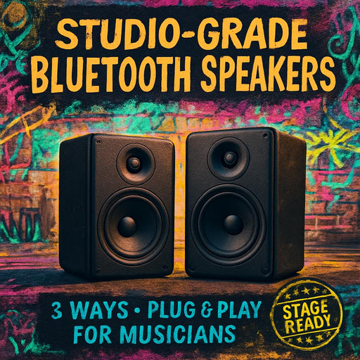 Premium Bluetooth Studio Monitors: 25W Powerhouse Pair