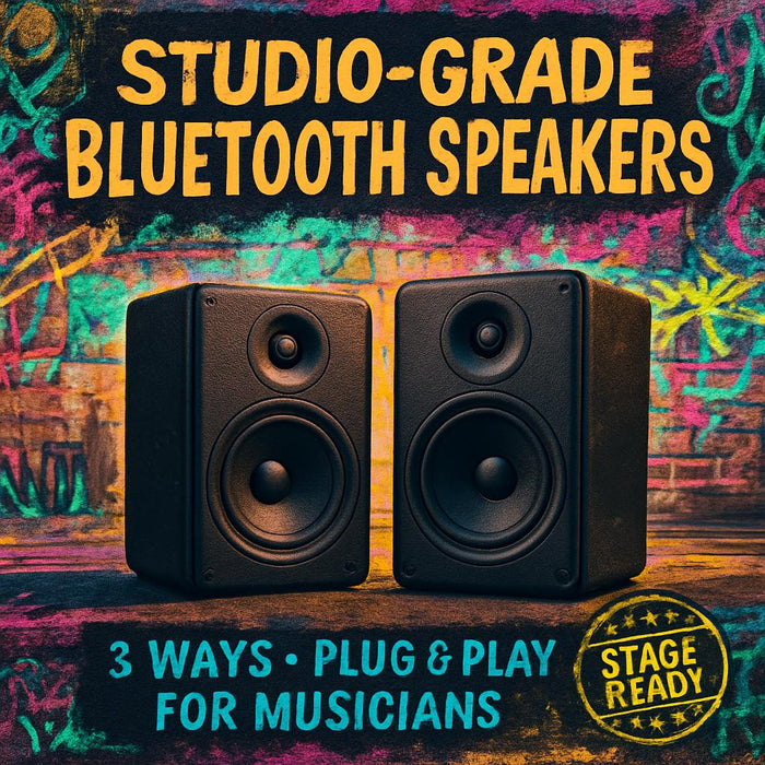 Premium Bluetooth Studio Monitors: 25W Powerhouse Pair