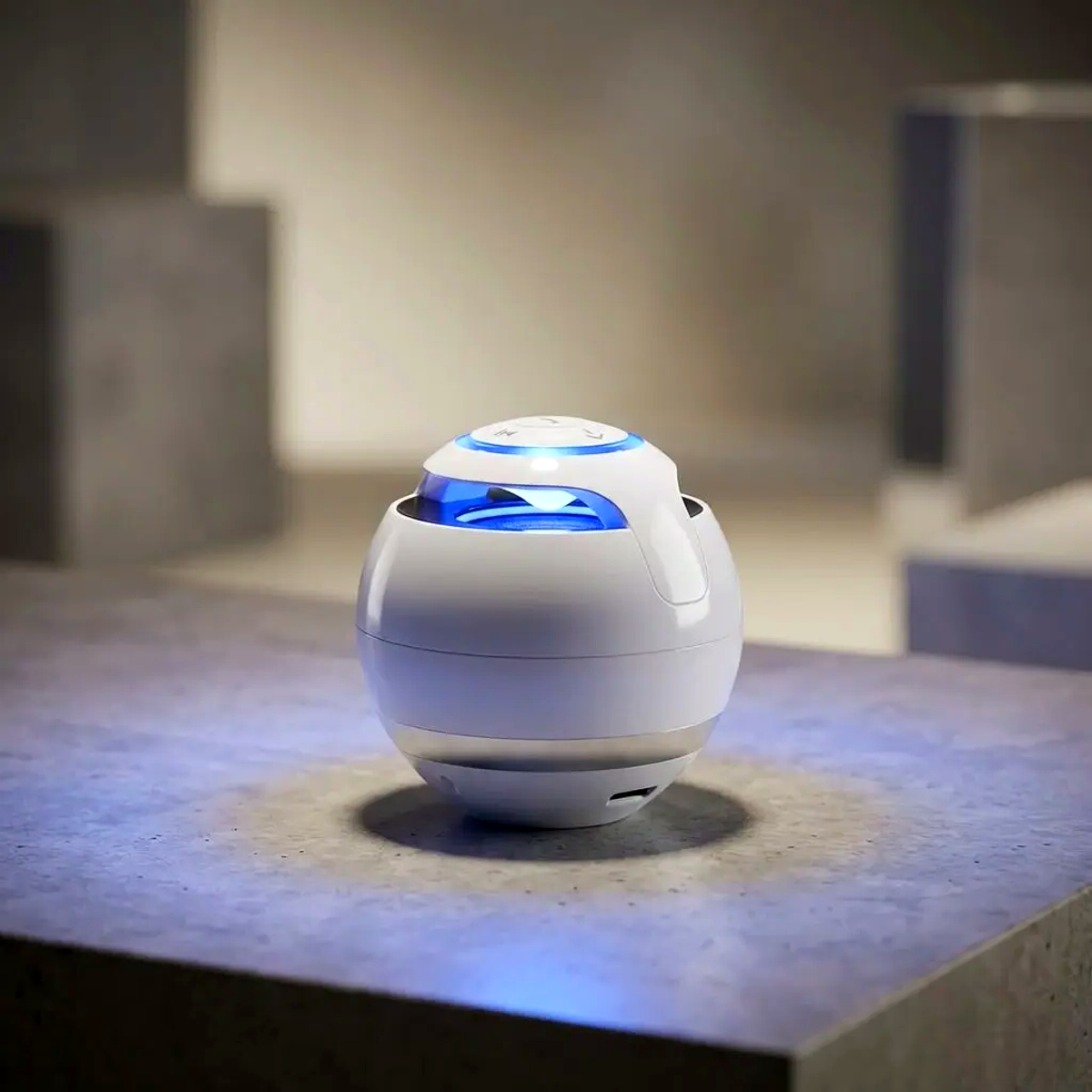 OrbX Mini Bluetooth Speaker By Music Andy Designs Wireless Speaker With Rich Balanced Sound And Spherical Design