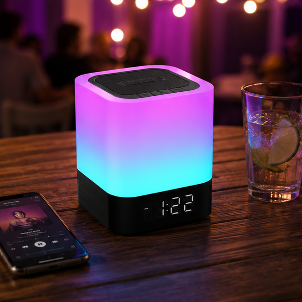 MusicAndy RGB Bluetooth Speaker for Music & Vibes