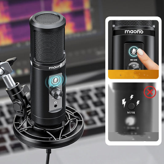 Capacitor Microphone Usb Computer Desktop Notebook - MusicandydesignsMusic Gadgets
