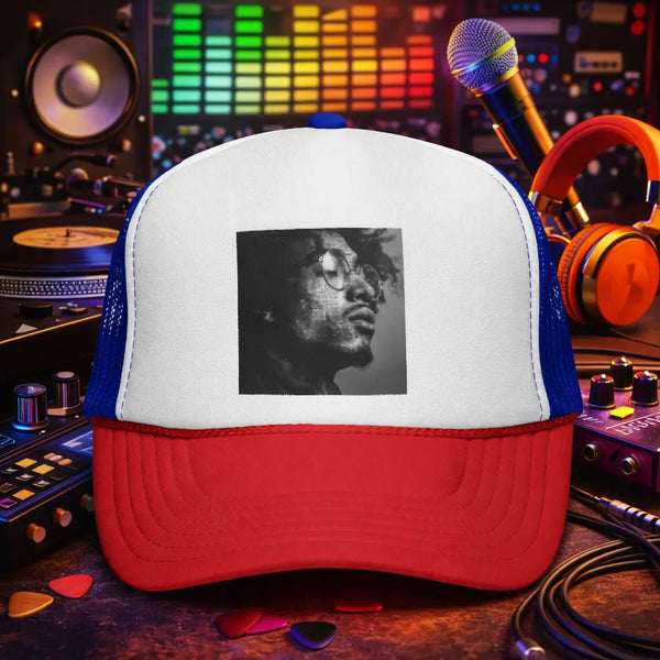 Classic Musicandy Trucker Cap — Vintage Music Logo Mesh Hat - MusicandydesignsHats