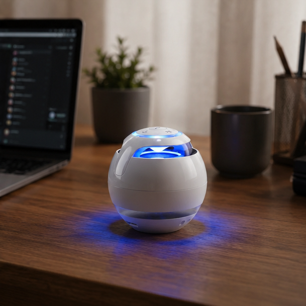 OrbX Mini Bluetooth Speaker By Music Andy Designs Wireless Speaker With Rich Balanced Sound And Spherical Design