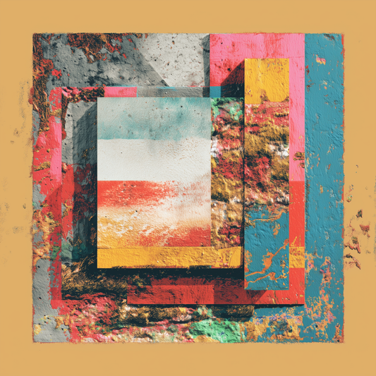 Echo Frames – Abstract Album Cover Design - MusicandydesignsDigital product