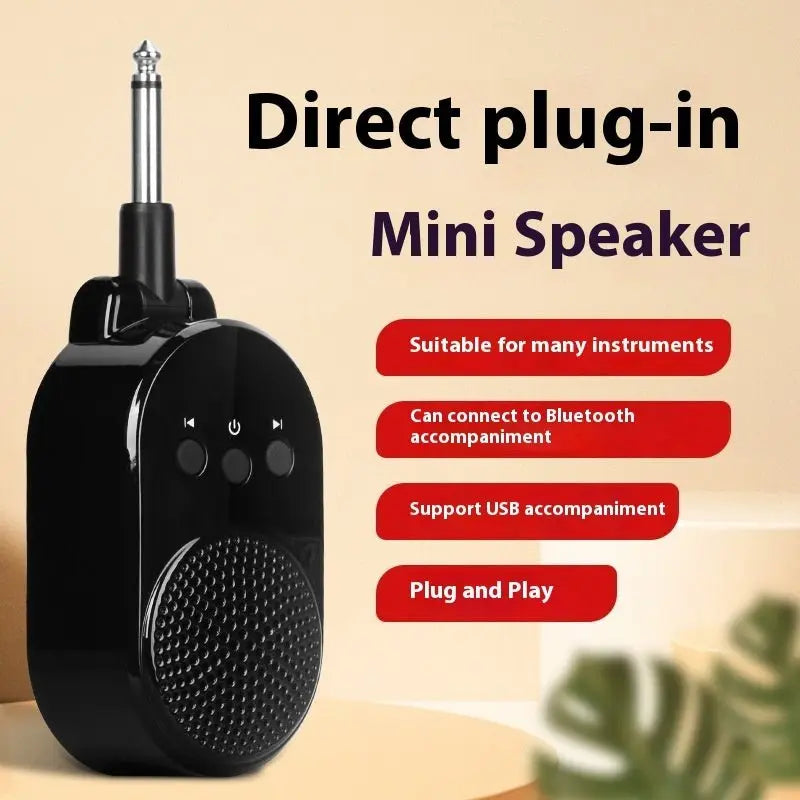 Electrical Blowpipe Sound Amplifier Instrument Direct Plug - in Mini Speaker - MusicandydesignsMusic Gadgets