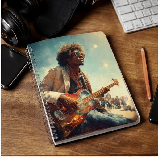 Spiral Notebook 6x8 Inches Ruled 118 Pages Durable Printed Cover For School And Notes