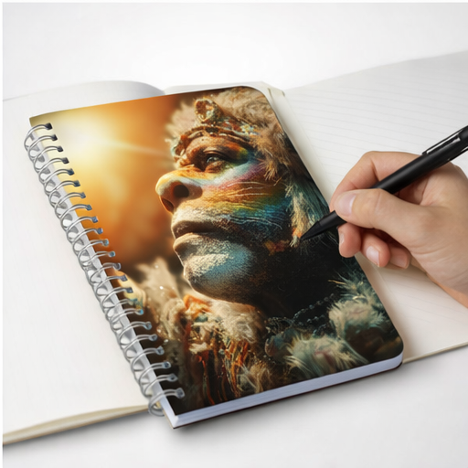 Spiral Notebook 6x8 Inches Ruled 118 Pages Durable Printed Cover For School Office Use