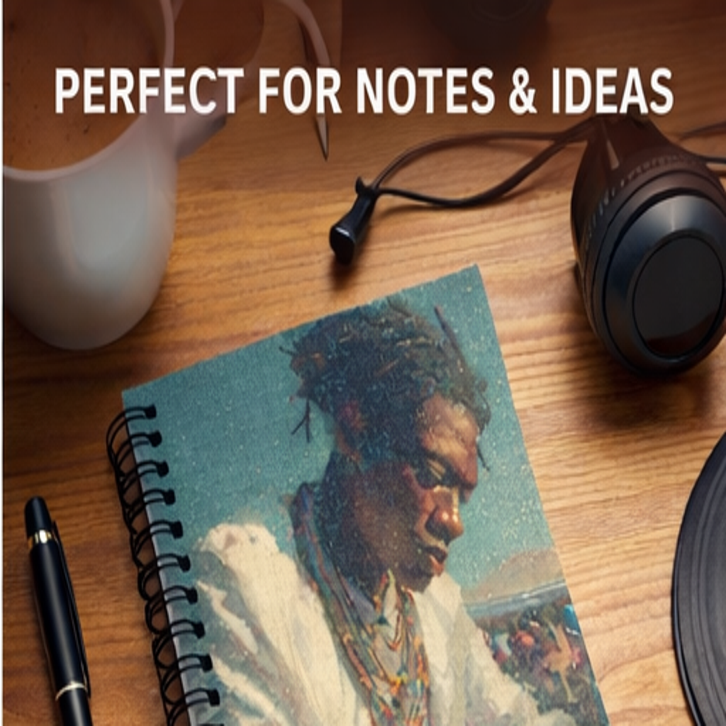 Festival DJ Spiral Notebook (6x8, 118 Pages) – Vibrant Music Producer Art Journal for Notes, Ideas & Creativity