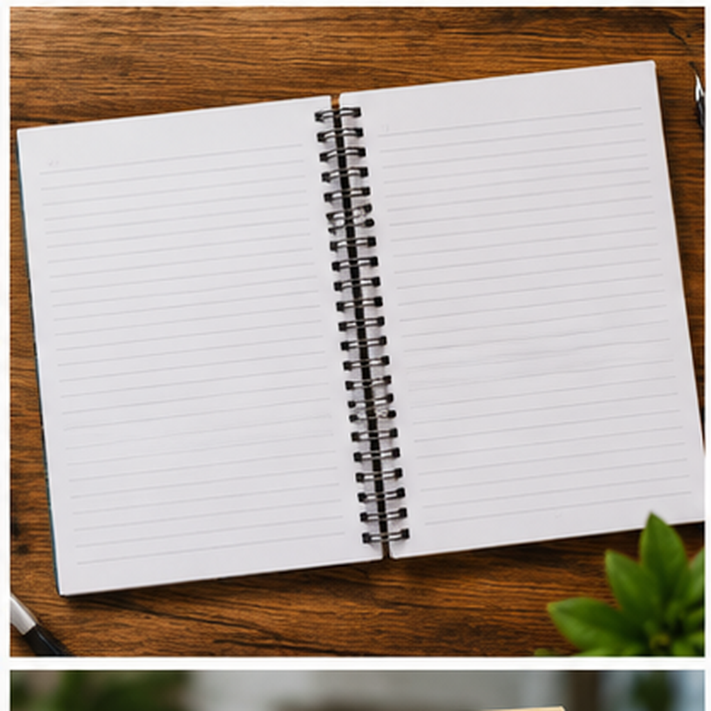 Indie Rock Band Spiral Notebook — Ruled Music Journal