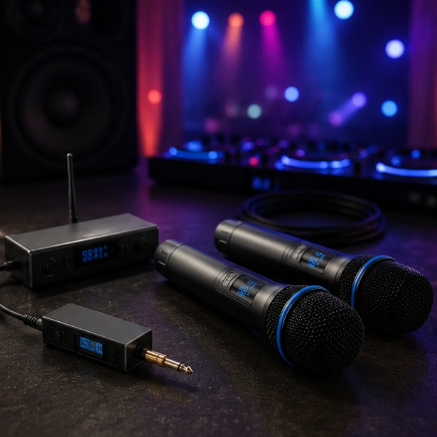 UHF Wireless Rechargeable Microphone - 262FT Range