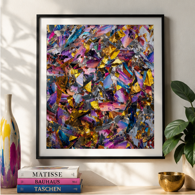 Abstract Confetti Art Puzzle Colorful Iridescent 110 To 1014 Piece Jigsaw Puzzle Bundle