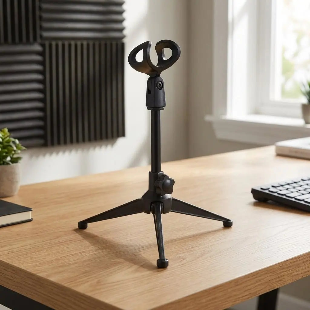 New Condenser Microphone Desktop Tripod Stand - MusicandydesignsMusic Gadgets