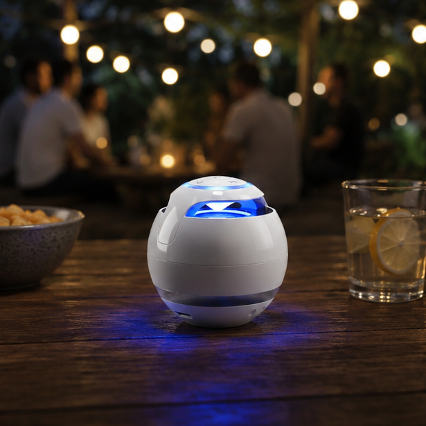 OrbX Mini Bluetooth Speaker By Music Andy Designs Wireless Speaker With Rich Balanced Sound And Spherical Design