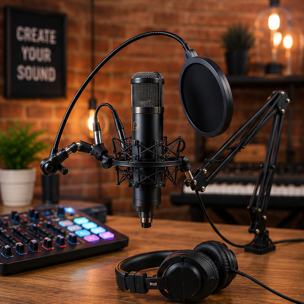Professional Net Microphone Stand Set for Optimal Sound