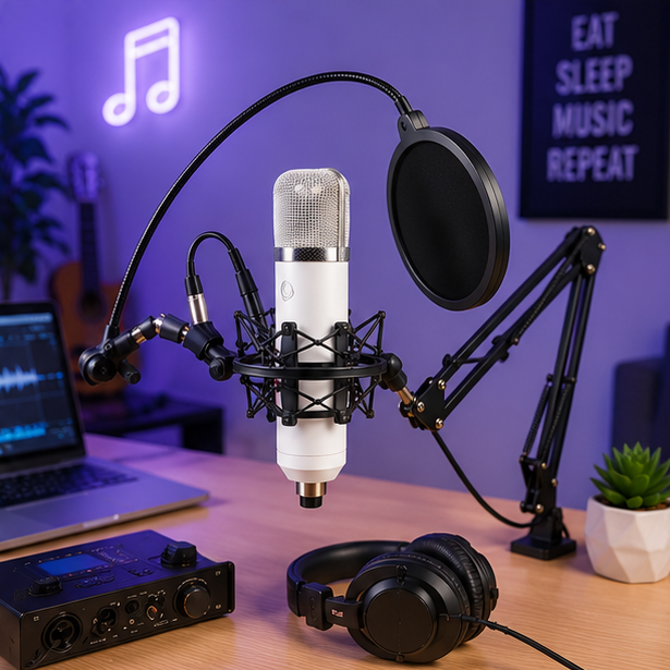 Professional Net Microphone Stand Set for Optimal Sound