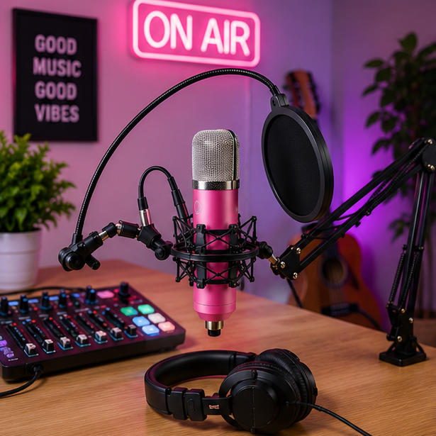 Professional Net Microphone Stand Set for Optimal Sound