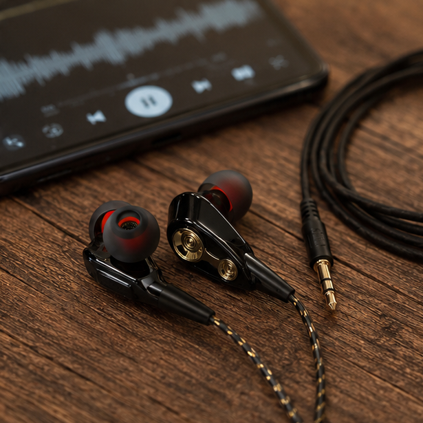 Metal In-Ear Wired Earphones for Music & Everyday Use