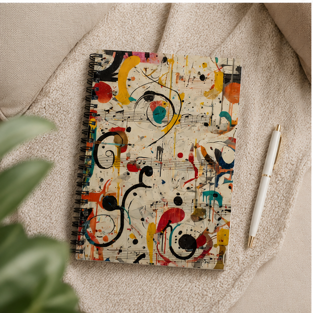 Spiral Notebook Ruled Line 118 Pages Portable 6x9 Inches For School Notes Shopping Lists Poems