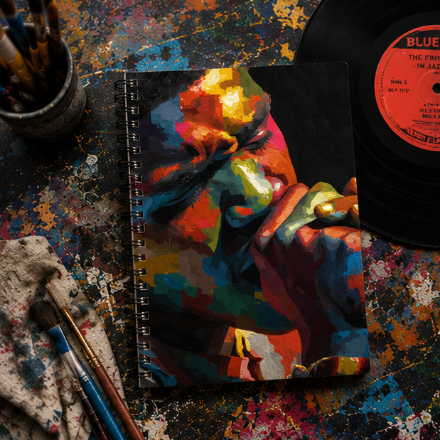 Spiral Notebook With Ruled Line Paper 118 Pages Durable Printed Cover For Notes Everyday Use