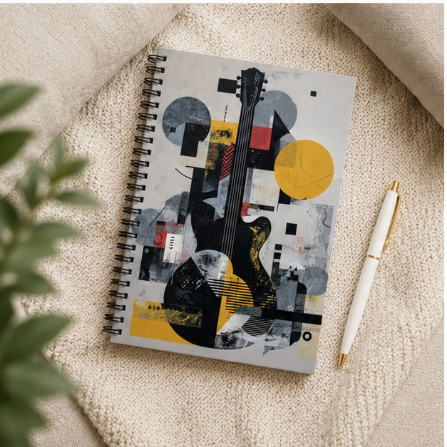 Spiral Notebook With Ruled Line Pages 118 Pages Durable Printed Cover Portable Everyday Use