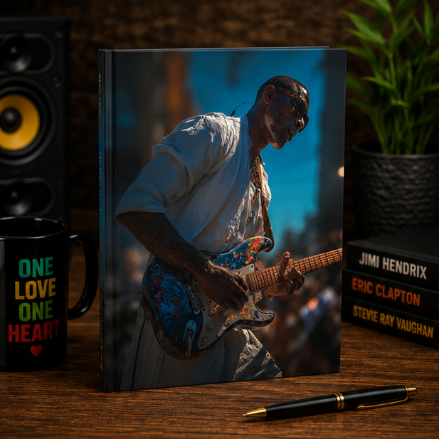 Guitarist Hardcover Journal For Musicians And Creatives Moody Live Music Notebook For Sketching Lyrics And Notes