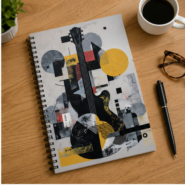 Spiral Notebook With Ruled Line Pages 118 Pages Durable Printed Cover Portable Everyday Use