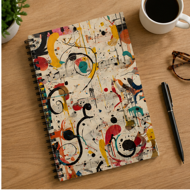 Spiral Notebook Ruled Line 118 Pages Portable 6x9 Inches For School Notes Shopping Lists Poems