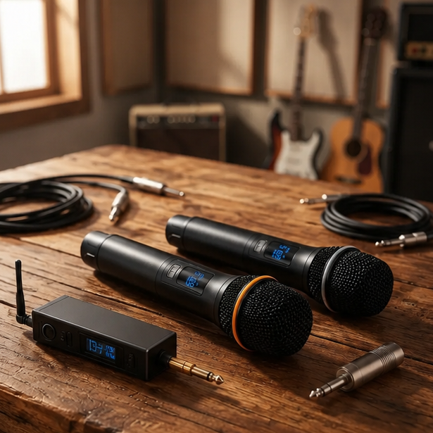 UHF Wireless Rechargeable Microphone - 262FT Range