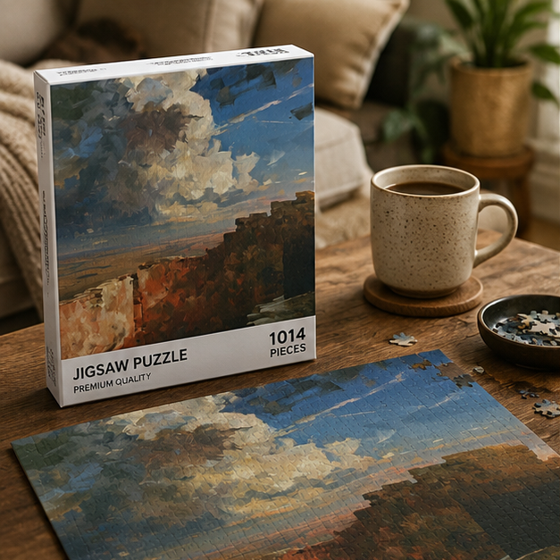 Scenic Canyon Landscape Puzzle 500 1000 1014 Piece Jigsaw Puzzle For Relaxing Family Game Night