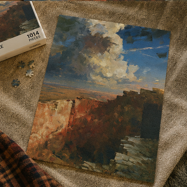 Scenic Canyon Landscape Puzzle 500 1000 1014 Piece Jigsaw Puzzle For Relaxing Family Game Night