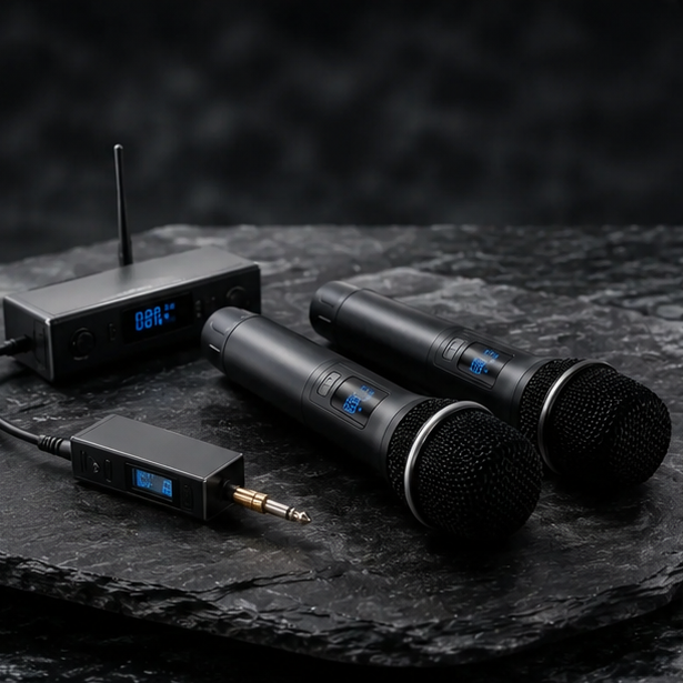 UHF Wireless Rechargeable Microphone - 262FT Range
