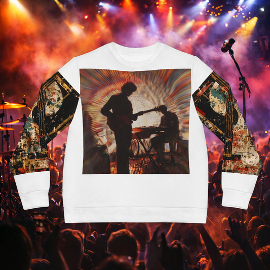 Sonic Mirage Artistic Crewneck – Music Andy Designs - MusicandydesignsAll Over Prints