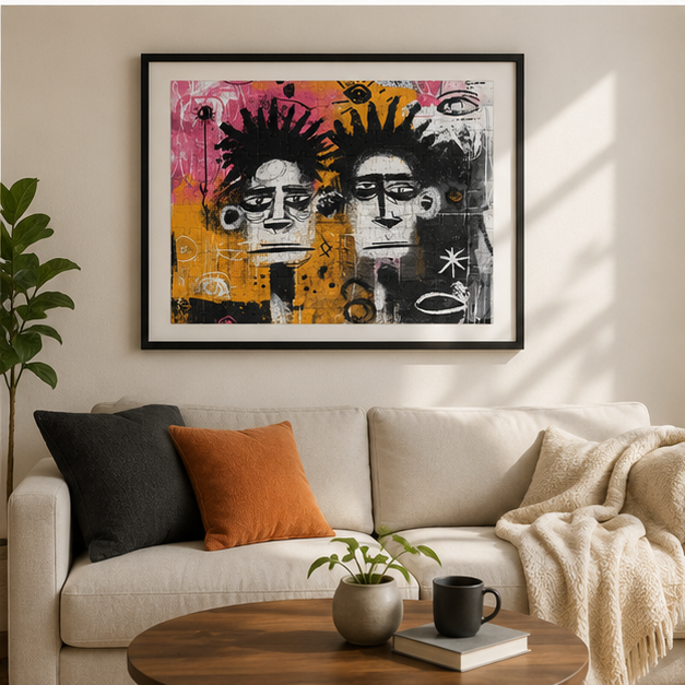 Abstract Street Art Portrait Puzzle Featuring Urban Graffiti Jigsaw 110 To 1014 Pieces