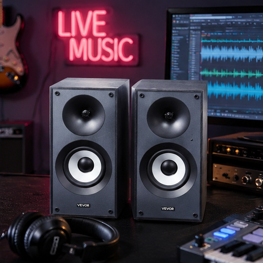 Premium Bluetooth Studio Monitors: 25W Powerhouse Pair